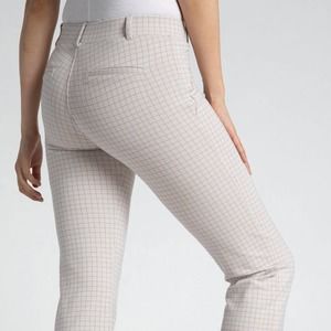 Straight-Leg | Two-Pocket Dress Pant Yoga Pants (Lattice)